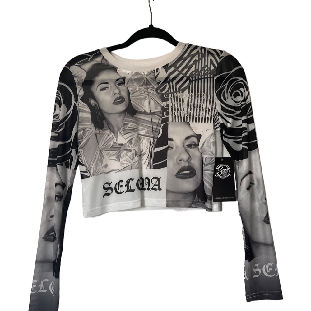 Selena long sleves mesh top